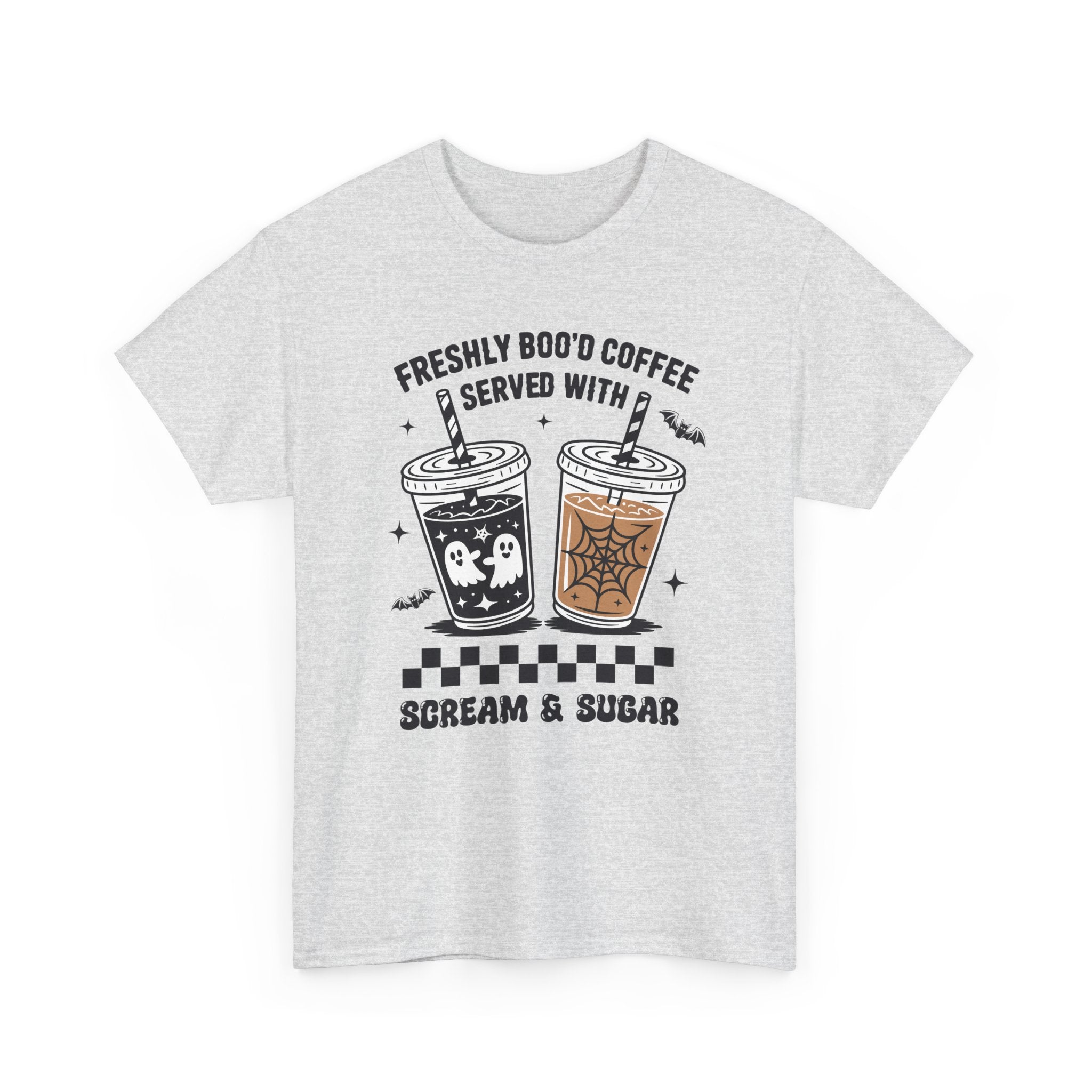 Halloween Iced Coffee Unisex Cotton Tee