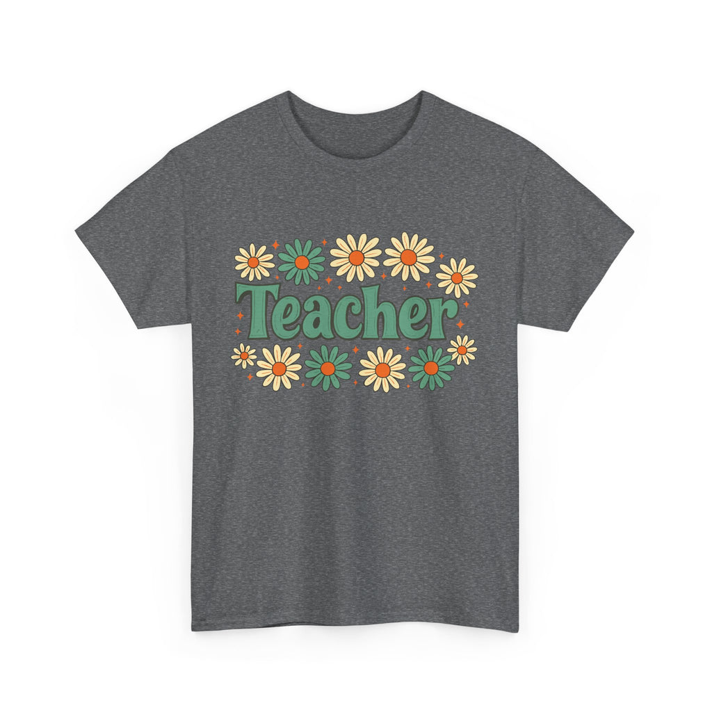 Floral Teacher Tee - Perfect Gift for Educators