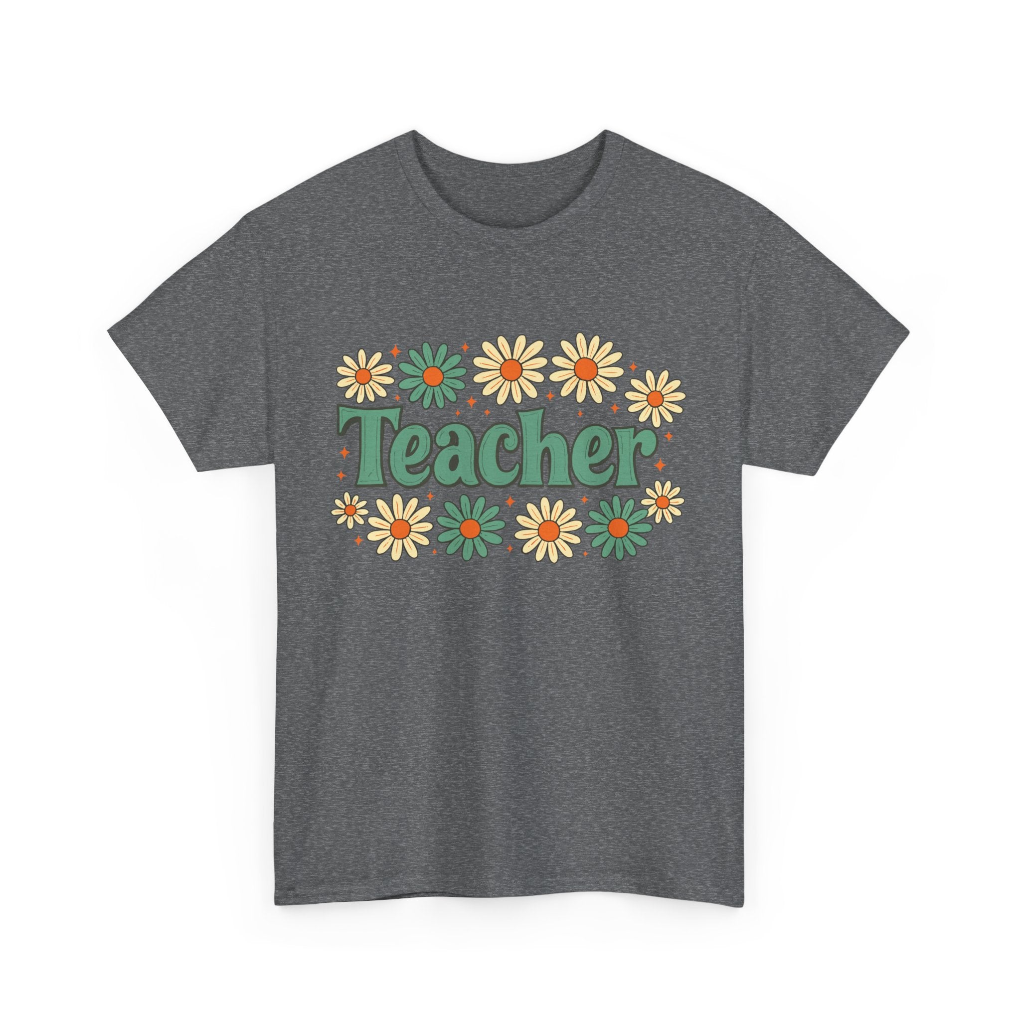 Floral Teacher Tee - Perfect Gift for Educators