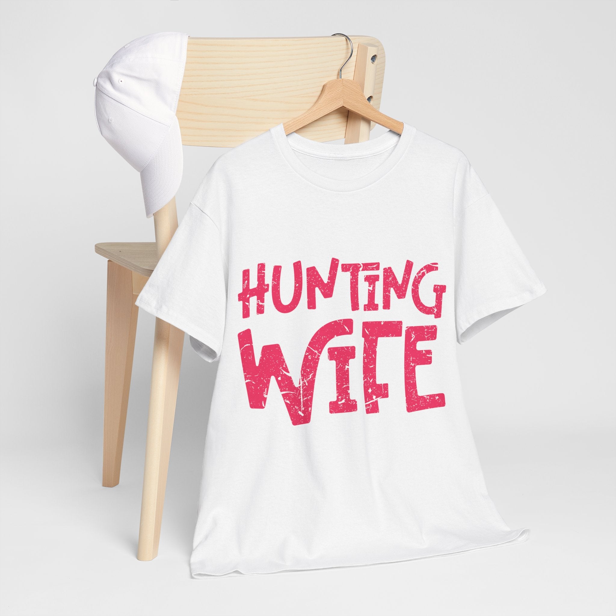 Hunting Season Vintage Badge T-Shirt — Rugged Orange Hunting Unisex Cotton Tee