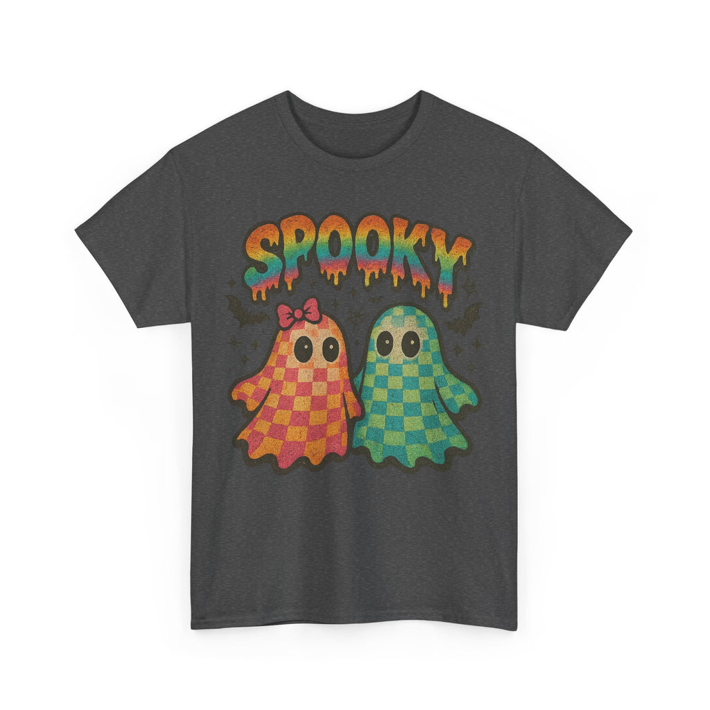 Spooky Pastel Ghosts Unisex Cotton Tee