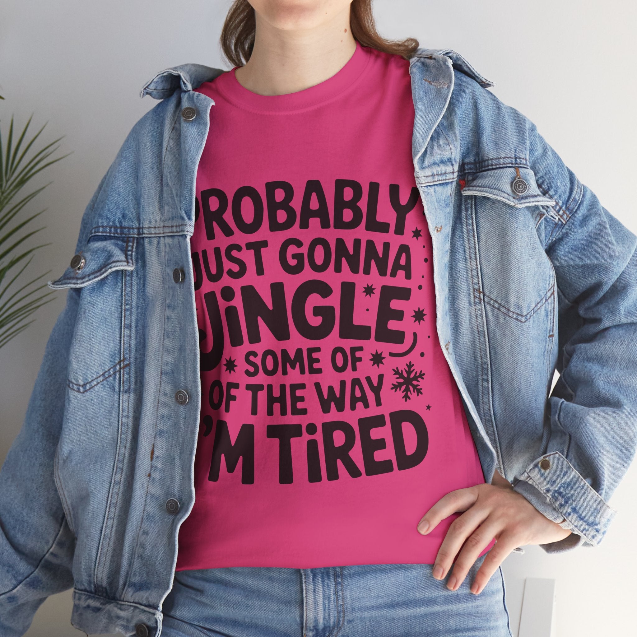 Black & White Minimalist Script Yes, I'm Always Cold Unisex Cotton Tee