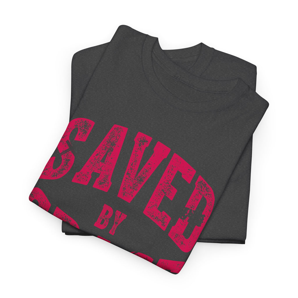 Saved by Grace Ephesians 2:8-9 Unisex Cotton T-Shirt