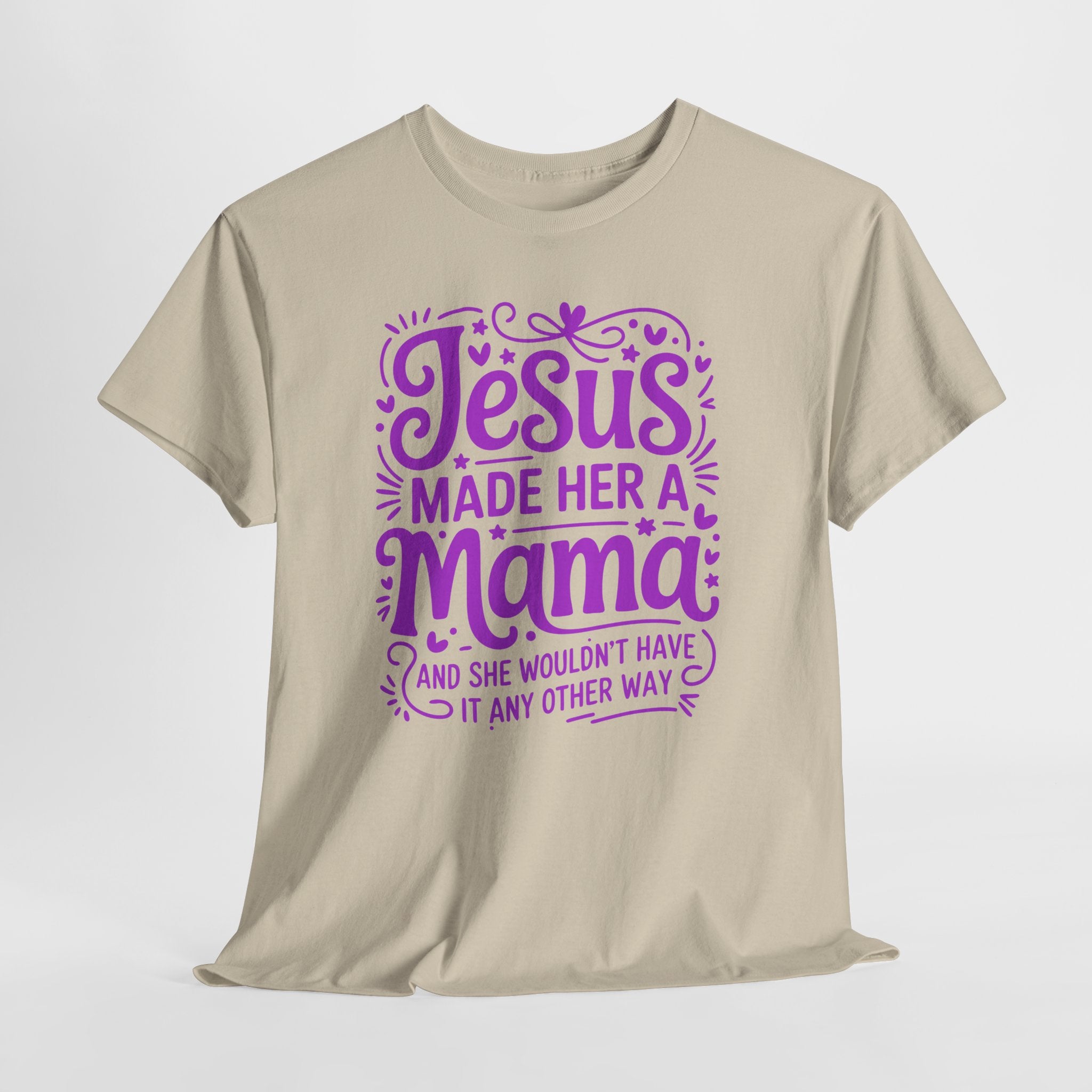 Jesus Made Her a Mama — Christian MamaUnisex Cotton T-Shirt