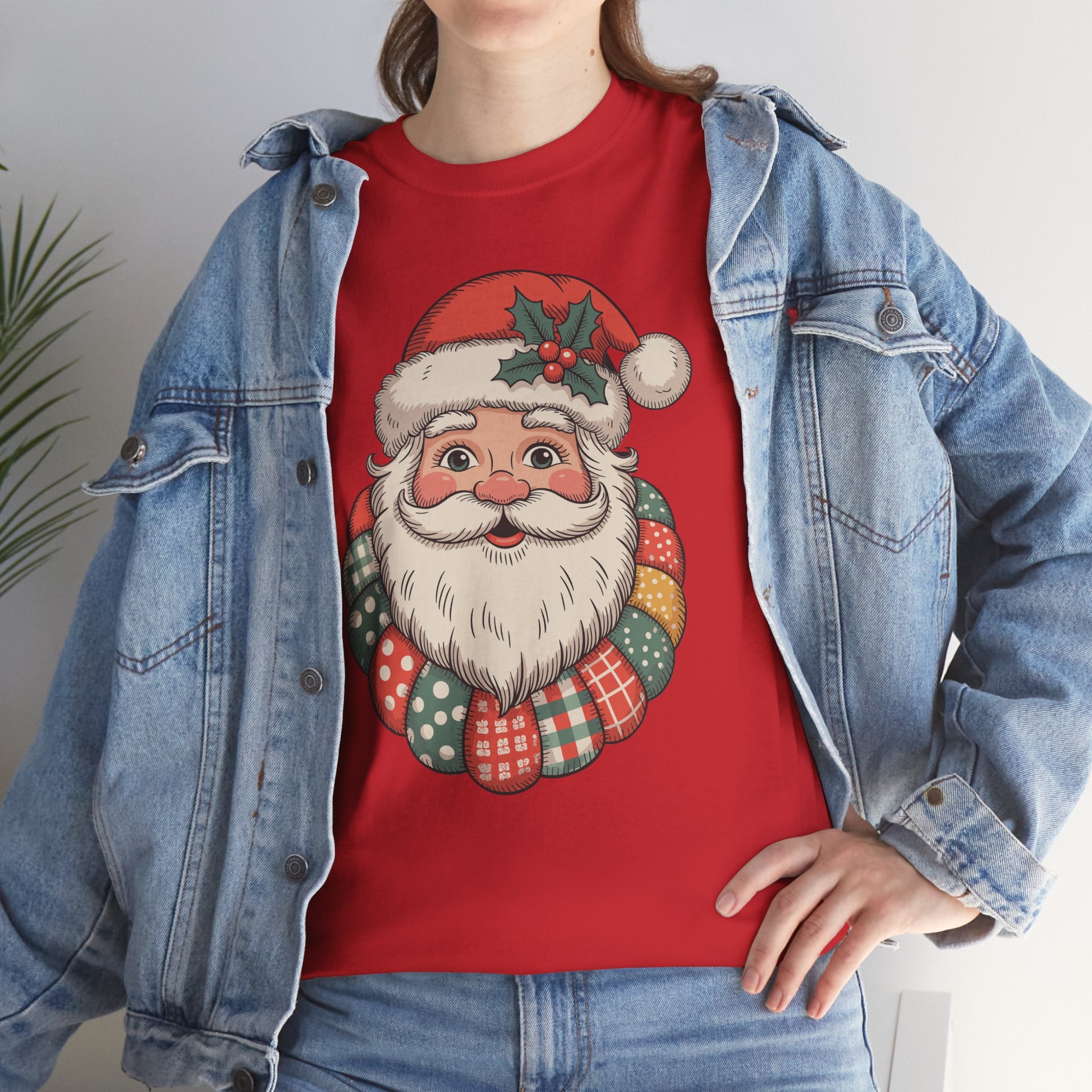 Vintage Santa Unisex Cotton Tee