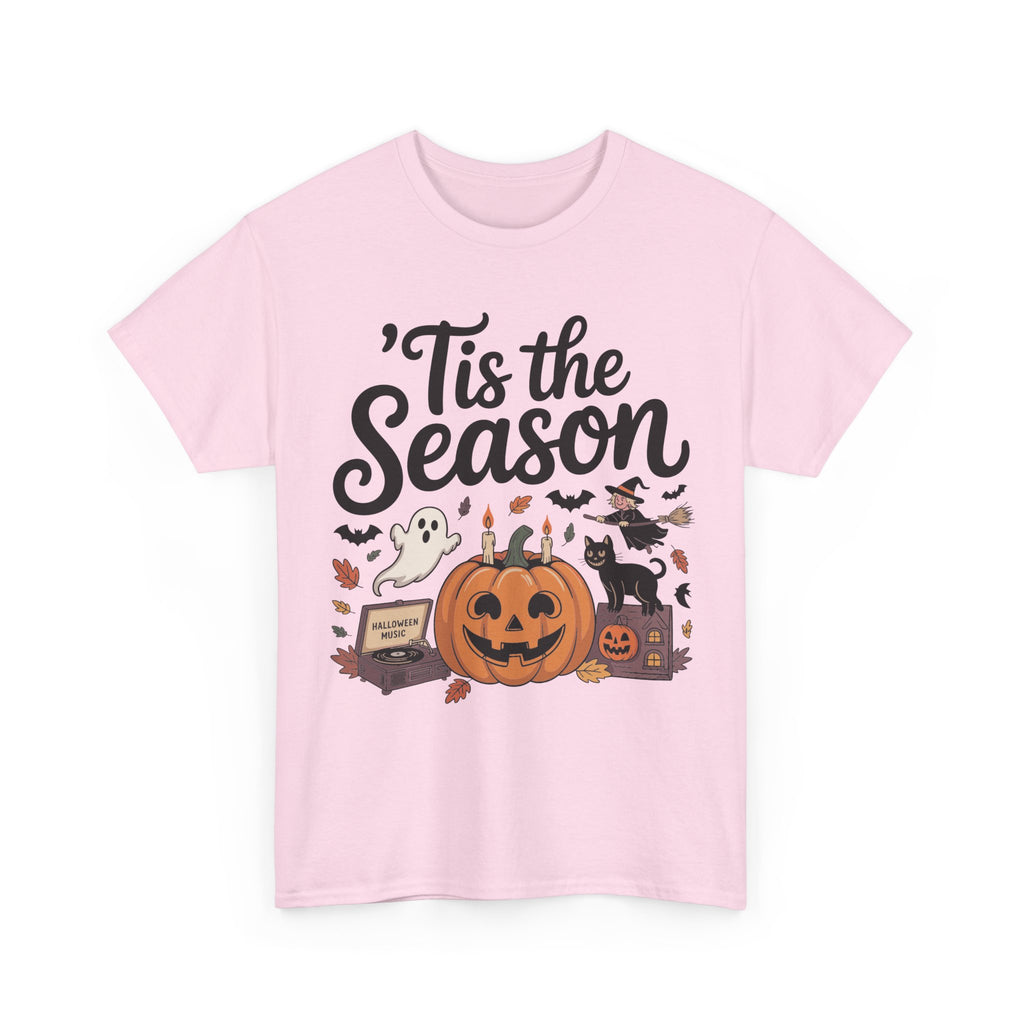 Holiday Season Unisex Cotton T-Shirt - Tis the Season Design