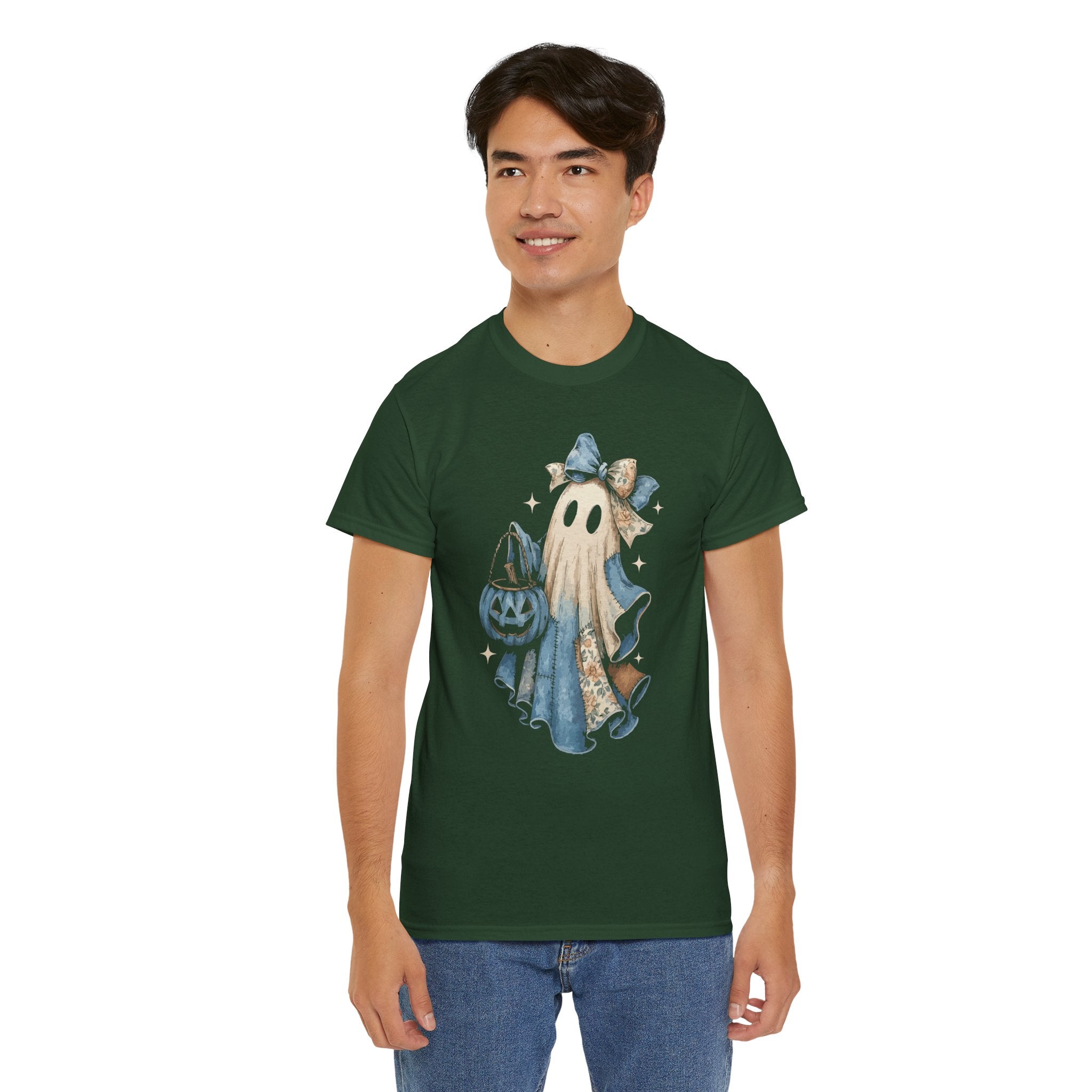 Ghost Halloween Unisex Cotton Tee