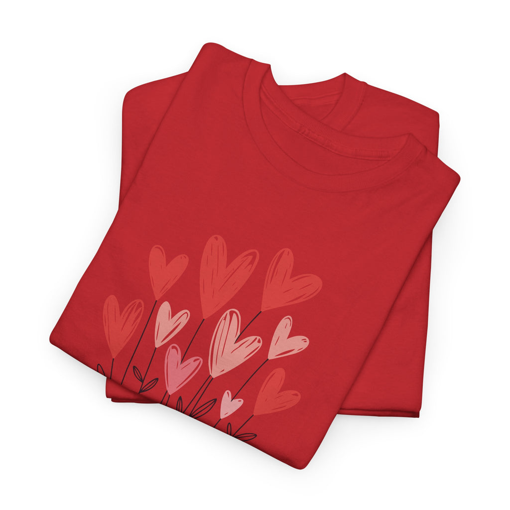Christian Valentine T-Shirt — "Love Never Fails" (1 Corinthians 13:8) Unisex Cotton Tee