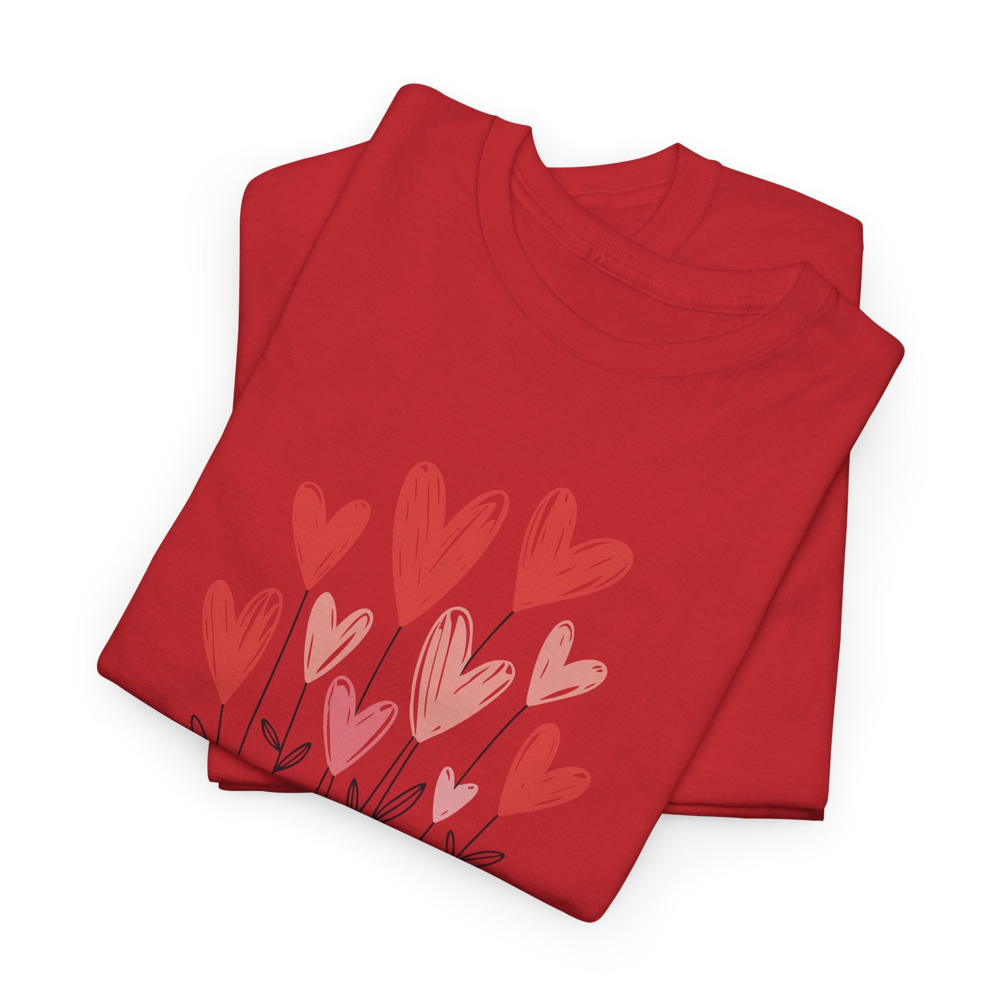 Christian Valentine T-Shirt — "Love Never Fails" (1 Corinthians 13:8) Unisex Cotton Tee